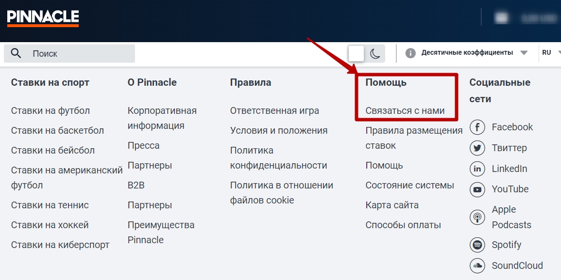 Pinnacle зеркало рабочее